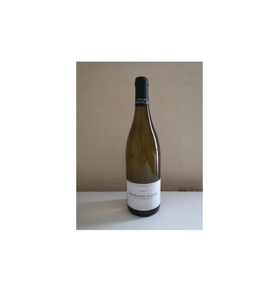 BOURGOGNE ALIGOTE 2022-75cl-12% Alc.- DOMAINE NICOLAS