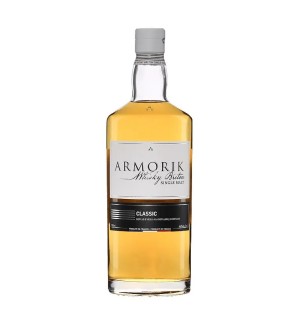 ARMORIK CLASSIC BIO- 70C-46% ALC.-SINGLE MALT WHISKY BRETON- avec coffret