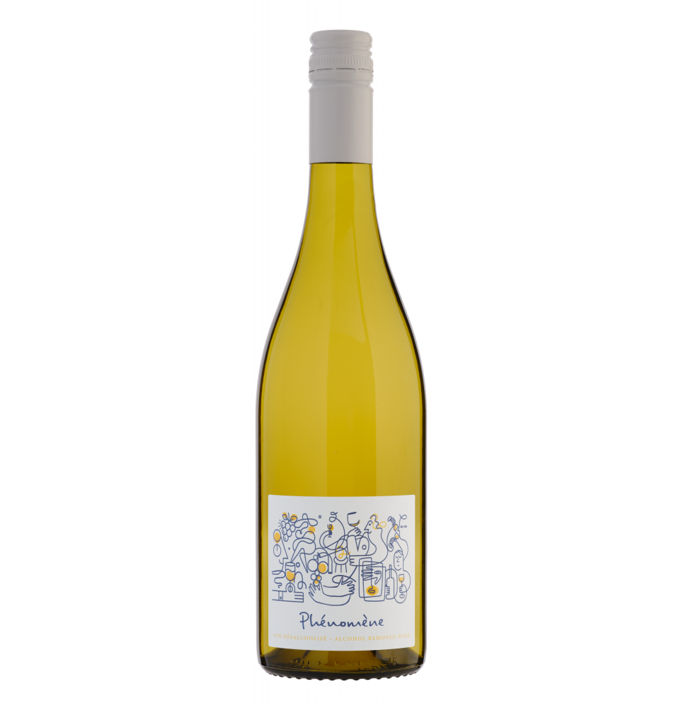 PHENOMENE - VIN BLANC DESALCOOLISE-75CL- 0.5% ALC./VOL.