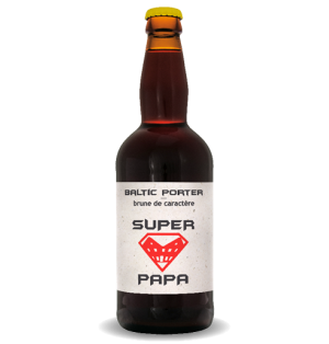 SUPER PAPA 50CL 7.3° BRUNE DE CARACTERE  UBERACH