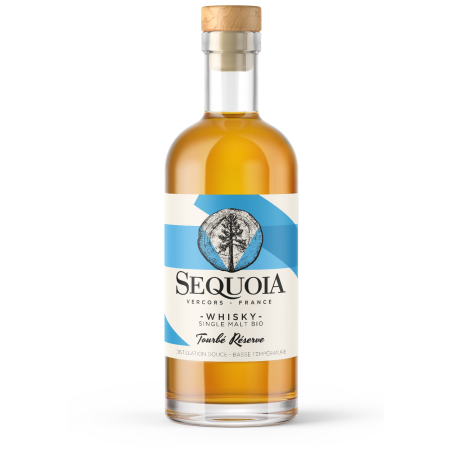 SEQUOIA WHISKY SINGLE MALT RESERVE TOURBE BIO- 70CL-43% Alc.-ETUI