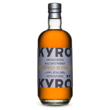 KYRO WOOD SMOKE MALT RYE WHISKY-70CL-47.2%Alc.-FINLANDE