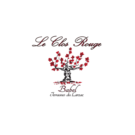 LE CLOS ROUGE 2020-75CL-14% ALC.-AOC TERRASSES DU LARZAC-BIO