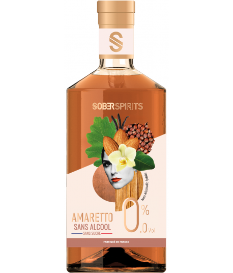 SOBER SPIRITS AMARETTO 0.0%-50CL-DESALCOOLISE-