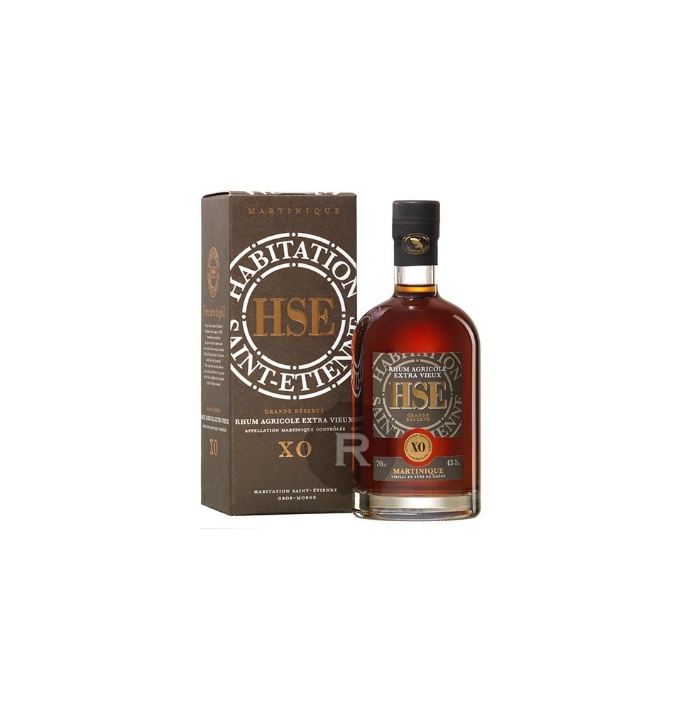 HSE XO GRANDE RESERVE extra vieux-70CL-43% ALC.- AOC MARTINIQUE