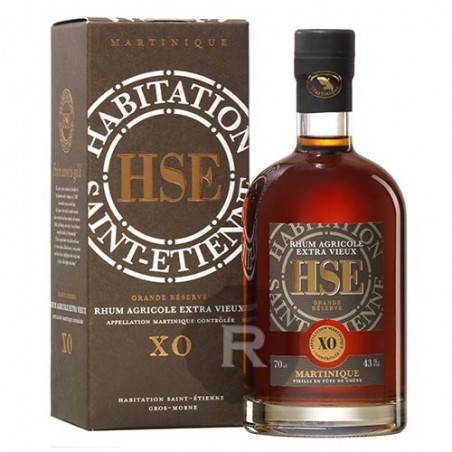 HSE XO GRANDE RESERVE extra vieux-70CL-43% ALC.- AOC MARTINIQUE