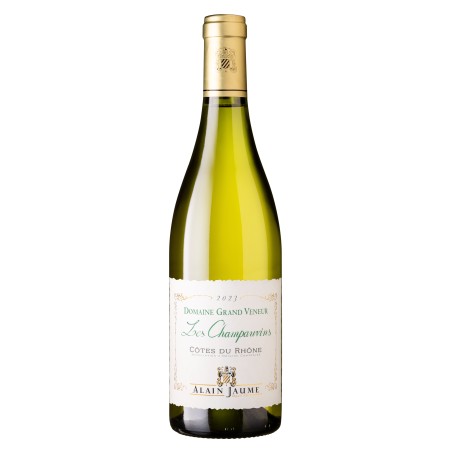 LES CHAMPAUVINS BLANC VIOGNIER 2023-75CL-13.5% ALC.-BIO-DOMAINE GRAND VENEUR - ALAIN JAUME