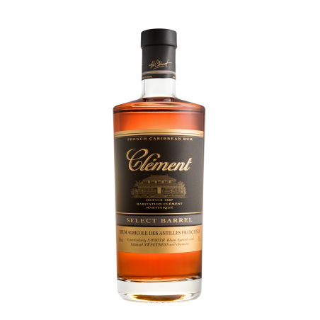 CLEMENT ESB SELECT BARREL-70CL-40%-AOC MARTINIQUE