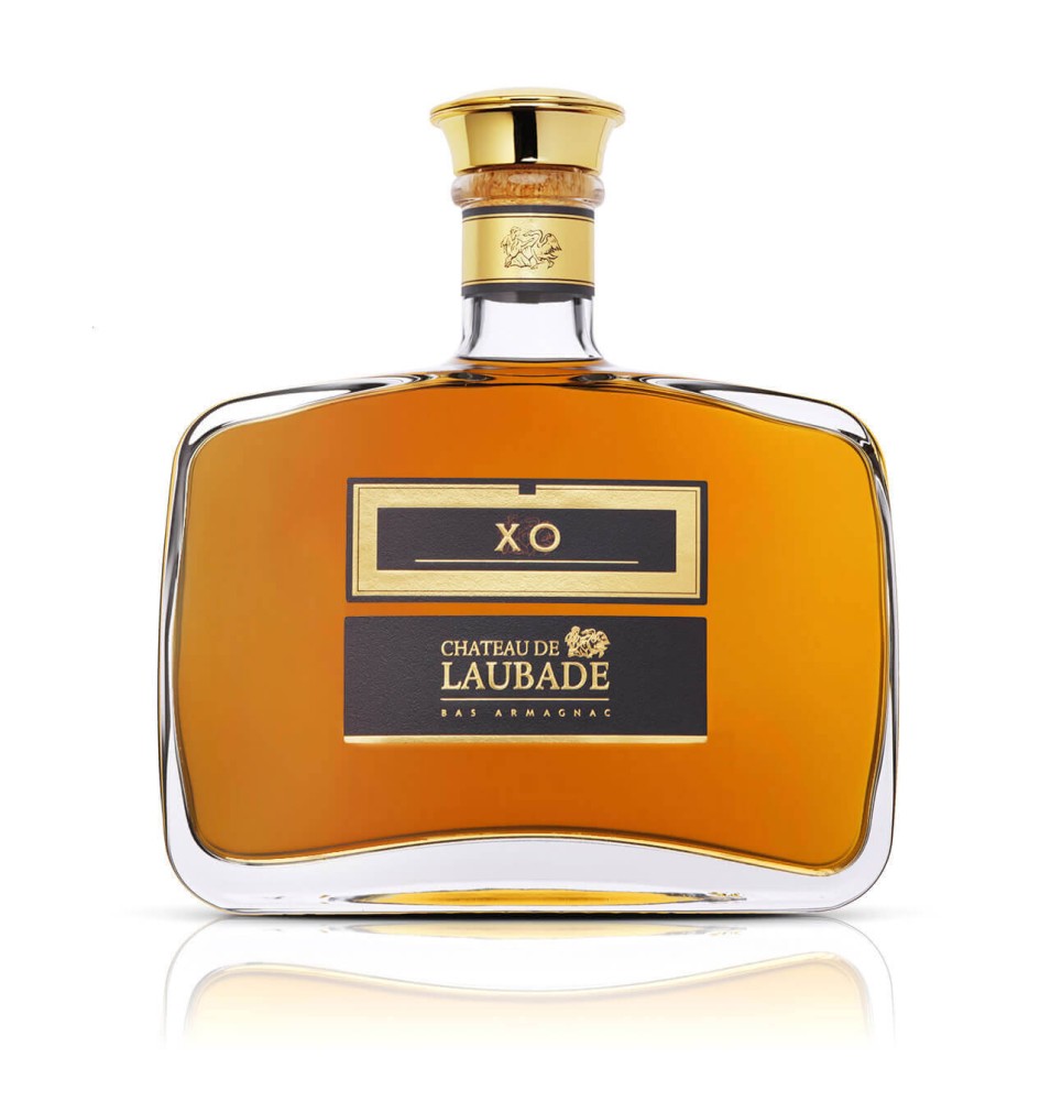 BAS-ARMAGNAC XO CARAFE DIAMANT-ETUI-70CL-40%ALC.- LAUBADE