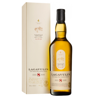 LAGAVULINE 8 ANS-70CL-48%ALC./VOL.-SINGLE MALT-ISLAY-FUMEE