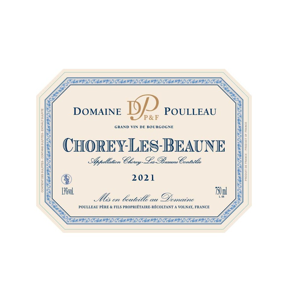 CHOREY-LES-BEAUNE ROUGE 2023-75CL-13.5%aLC./Vol.-POULLEAU