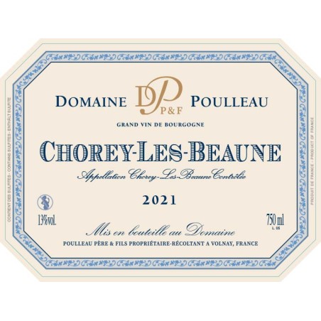 CHOREY-LES-BEAUNE ROUGE 2023-75CL-13.5%aLC./Vol.-POULLEAU