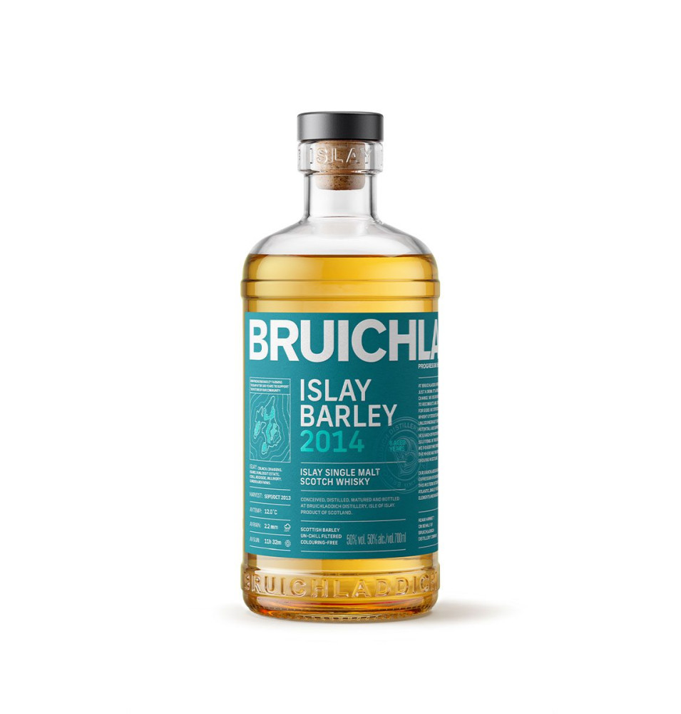BRUICHLADDICH ISLAY BARLEY 2014-70CL-50%ALC.-8 ANS D'AGE