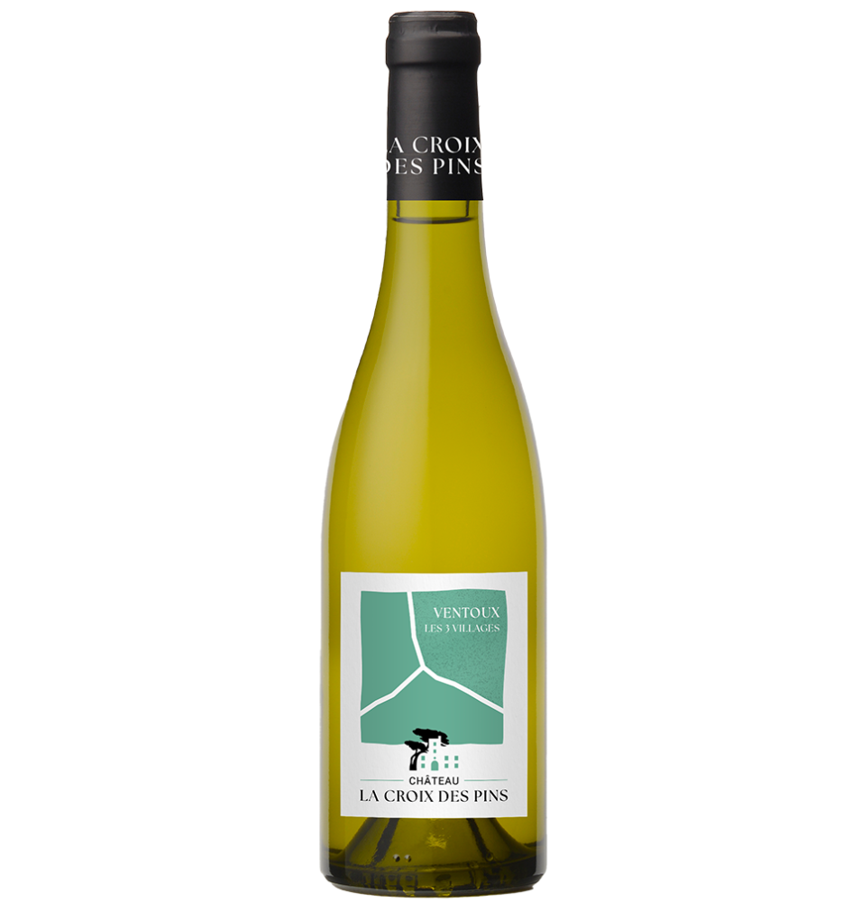 VENTOUX "3 VILLAGES BLANC 2024"-75CL-13.5%ALC.-BIO