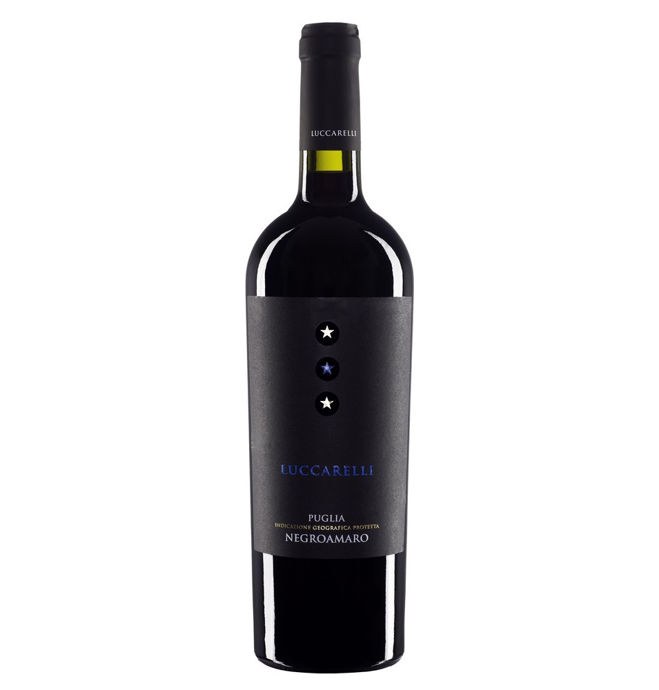 LUCCARELLI NEGROAMARO IGP PUGLIA 2024-75CL-14%ALC./VOL.