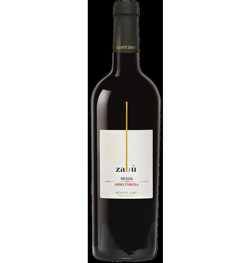 ZABU NERO D'AVOLA SICILIA DOC-75CL-13%Alc./Vol.-VIGNETI ZABU