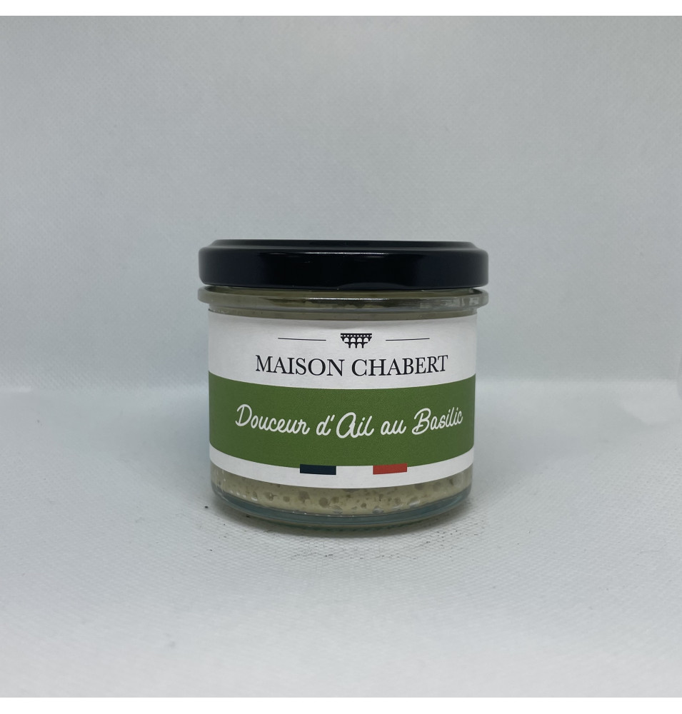 DOUCEUR D'AIL AU BASILIC 90 GR  -MAISON CHABERT