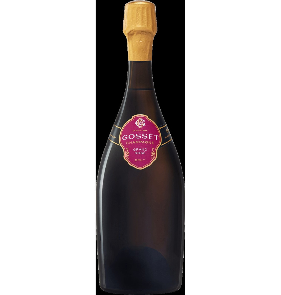 CHAMPAGNE GOSSET GRAND ROSE-75CL-12% ALC.-COFFRET