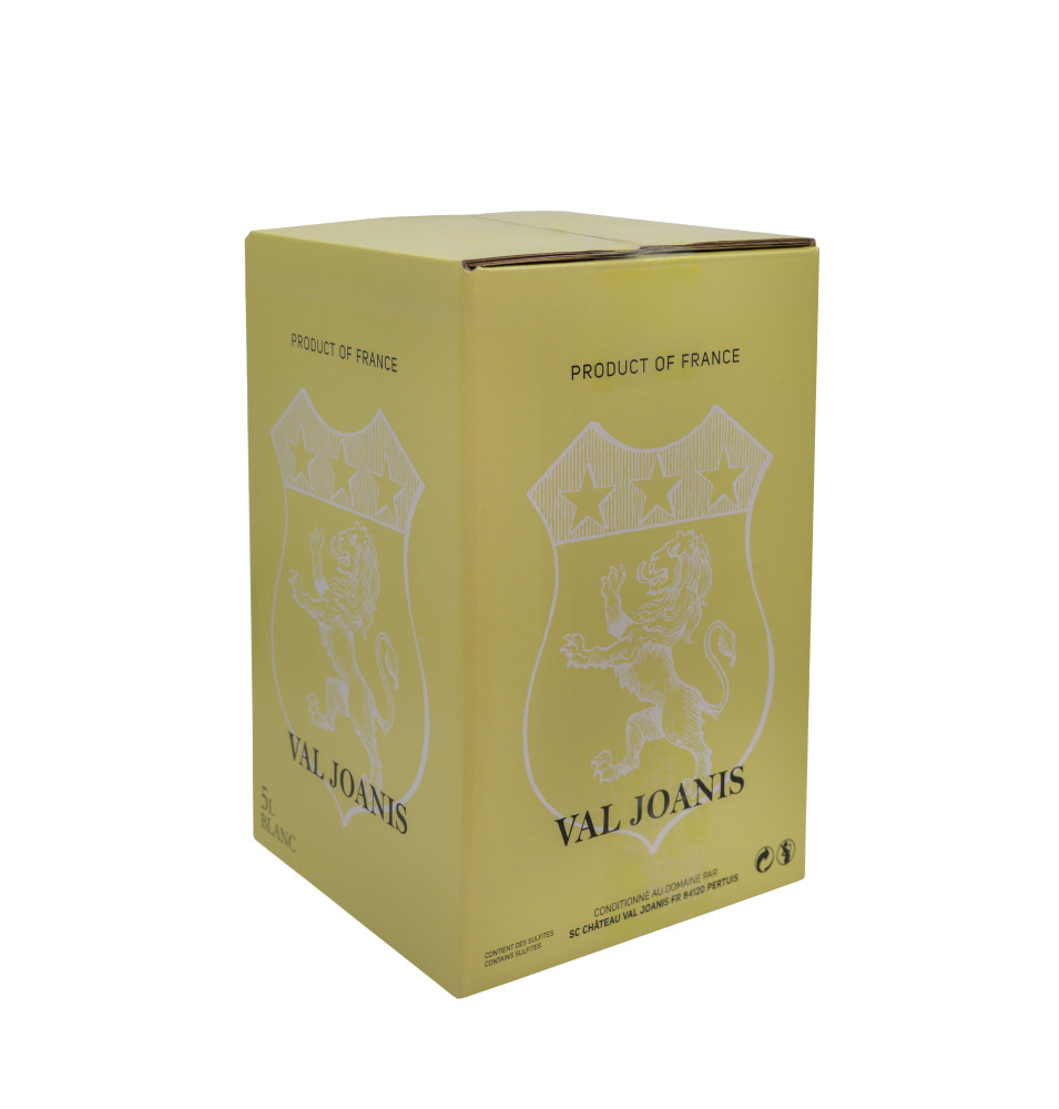 BIB AOC LUBERON BLANC VAL-JOANIS 2024-5LITRES-13%ALC./VOL.