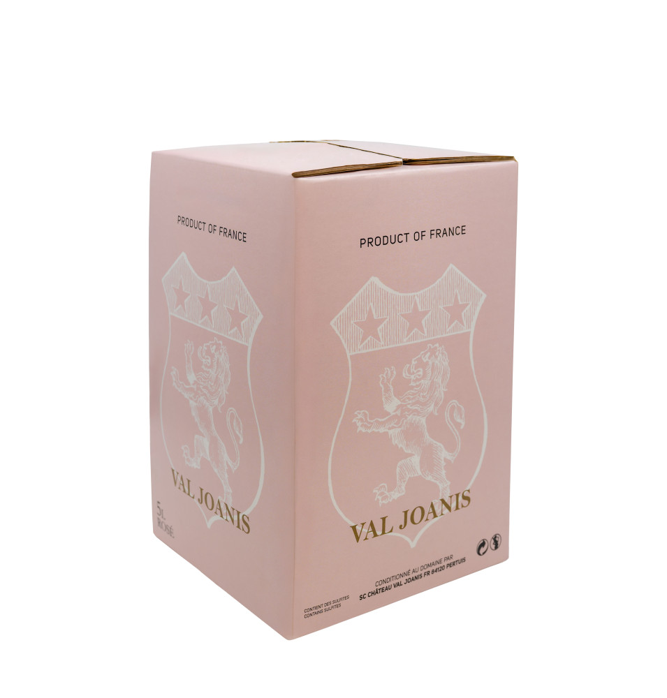BIB AOC LUBERON ROSE 5L-2025-13.5%ALC./VOL.-VAL JOANIS