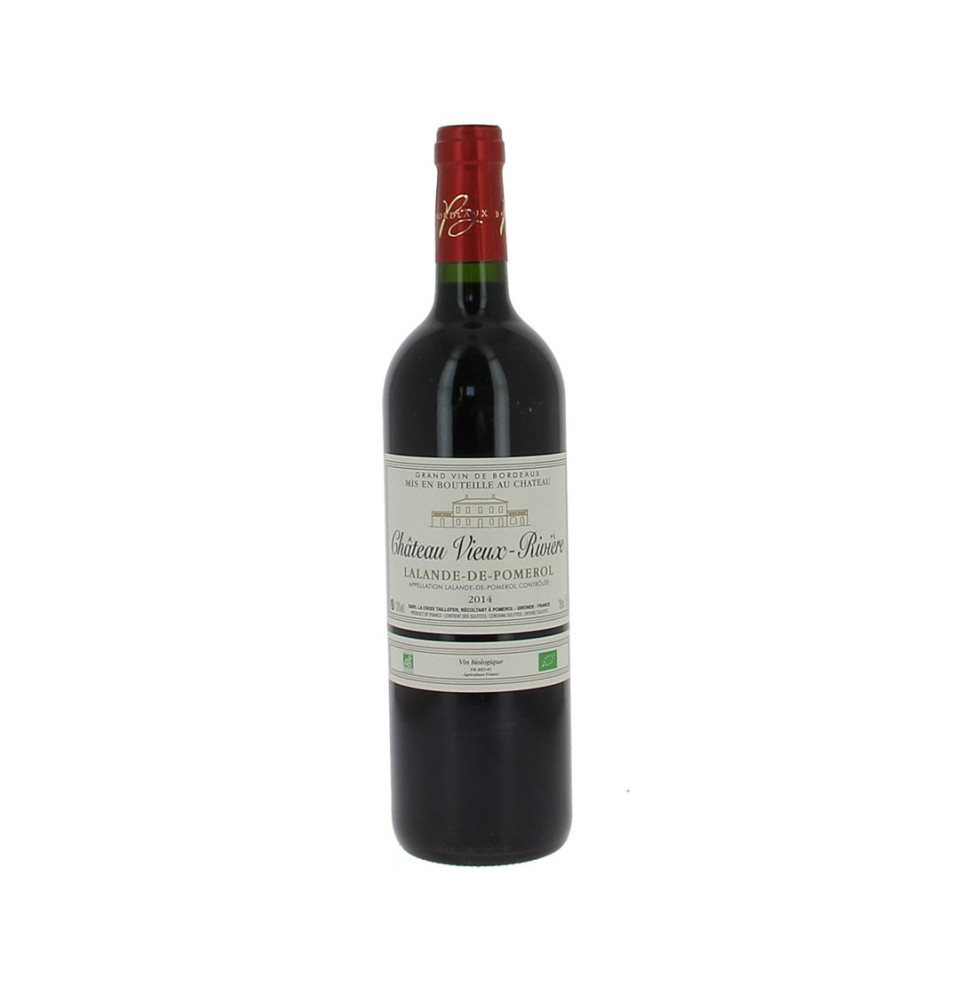 CHATEAU VIEUX-RIVIERE 2022-14% ALC.-BIO-LALANDE DE POMEROL