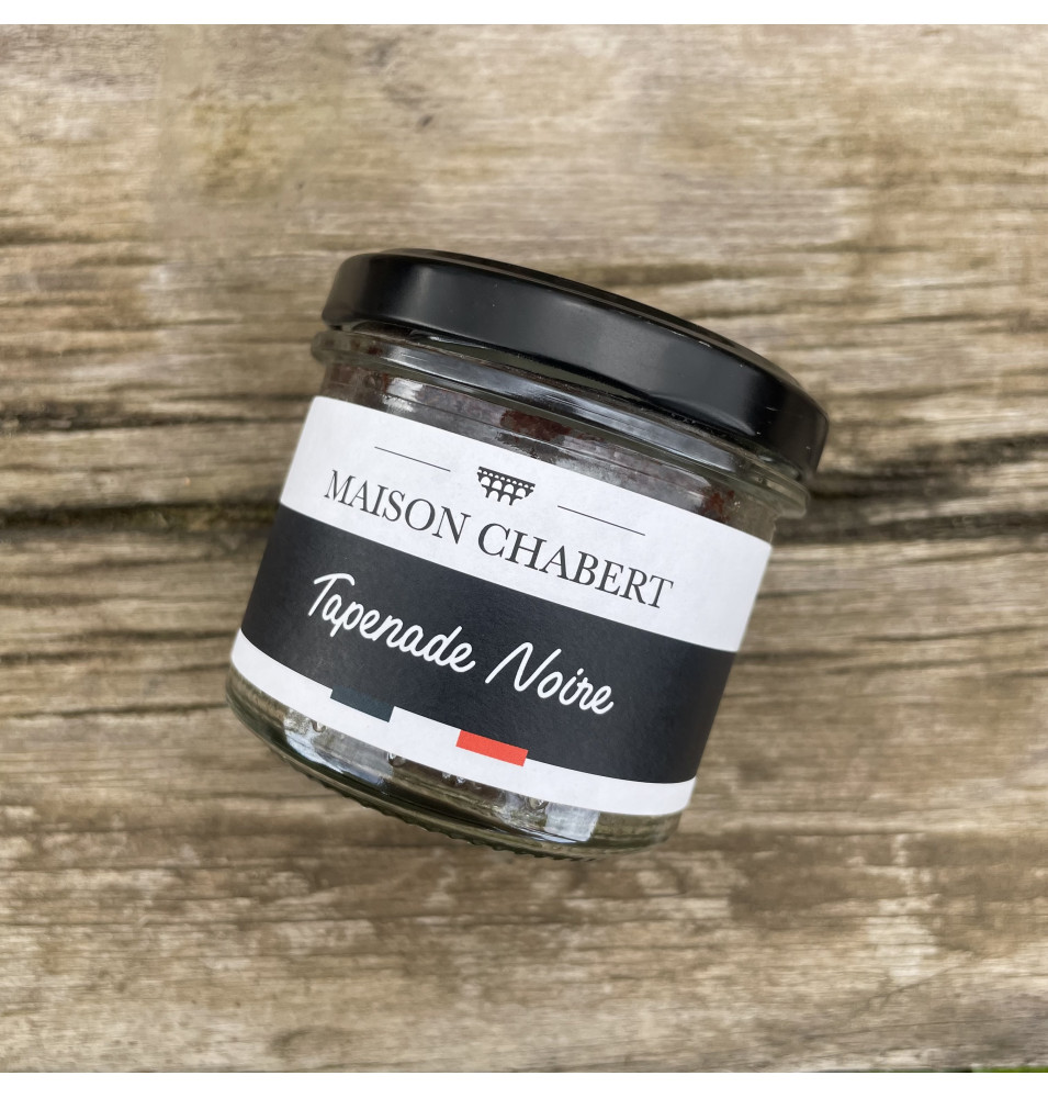 TAPENADE NOIRE-90 GR-MAISON CHABERT