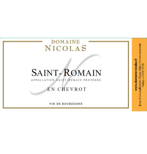 SAINT-ROMAIN EN CHEVROT BLANC 2025-75CL-13%ALC./VOL.-NICOLAS