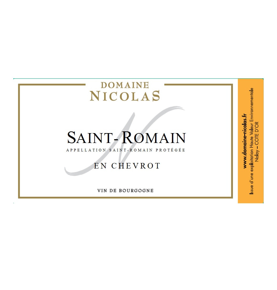 SAINT-ROMAIN EN CHEVROT BLANC 2025-75CL-13%ALC./VOL.-NICOLAS