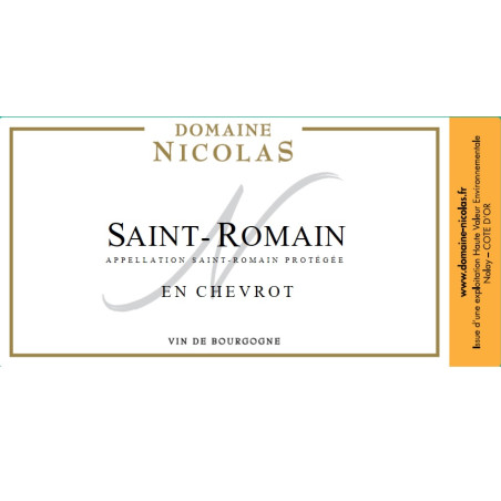 SAINT-ROMAIN EN CHEVROT BLANC 2025-75CL-13%ALC./VOL.-NICOLAS
