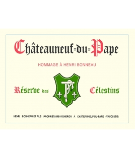 CHATEAUNEUF-DU-P. "RESERVE DES CELESTINS" 2014-75CL-14.5% Alc.-HENRI BONNEAU