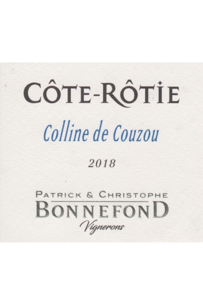 COLLINE DE COUZON 2018 -70CL-CÔTE-RÔTIE - P. C. BONNEFOND