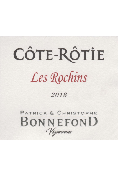 MAGNUM LES ROCHINS 2018  CÔTE ROTIE  BONNEFOND