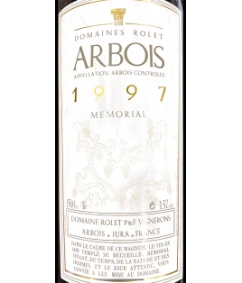 ARBOIS MEMORIAL 1997 ROUGE MAGNUM-13% Alc.-DOMAINE ROLET