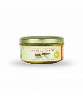 PATE AU GENIEVRE 130G - Porc et Canard au foie gras (34% de foie gras)