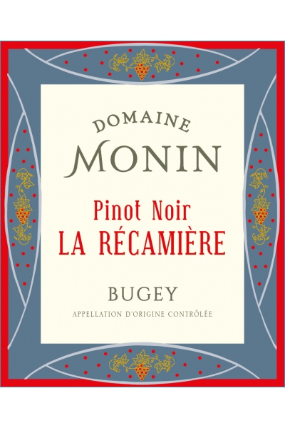 "LA RECAMIERE" AOC BUGEY ROUGE 2022-75CL-12.5%ALC.-DOMAINE MON