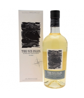 THE 6 ISLES-70CL-43% ALC./Vol.-BLENDED MALT SCOTH WHISKY TOURBE